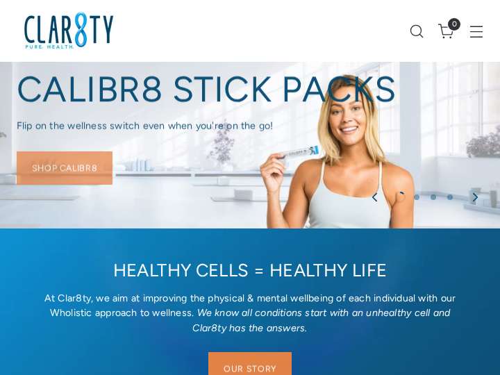 Clar8ty website preview