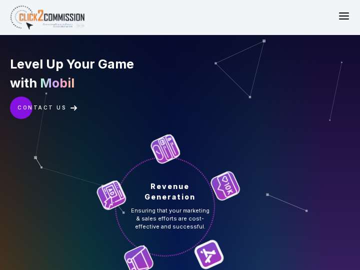 Click2Commission website preview
