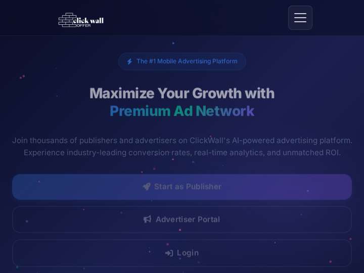 Clickwall website preview