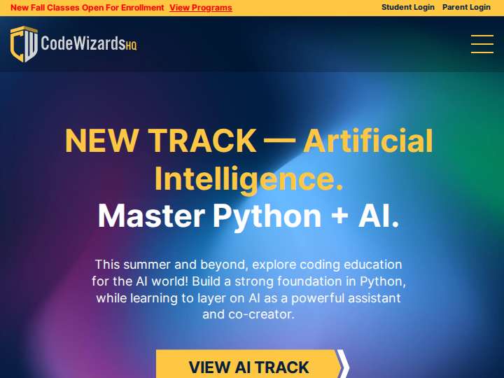 CodeWizardsHQ website preview