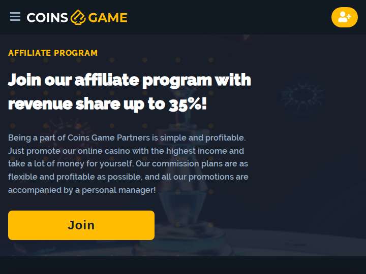 Coins Game Partners website preview