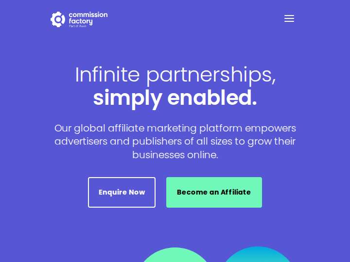 Commission Factory website preview
