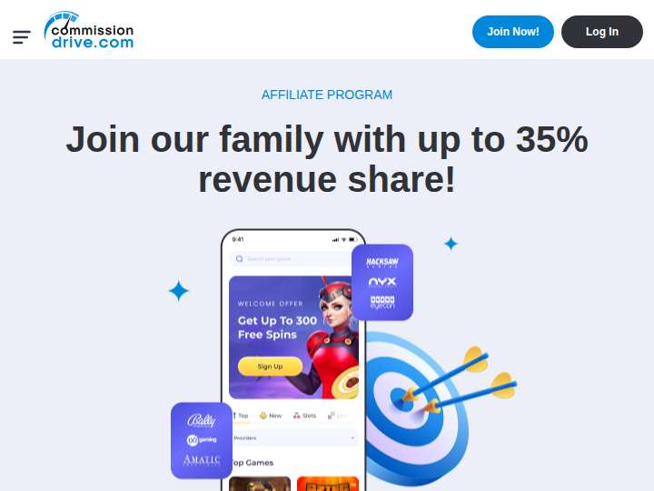 CommissionDrive website preview