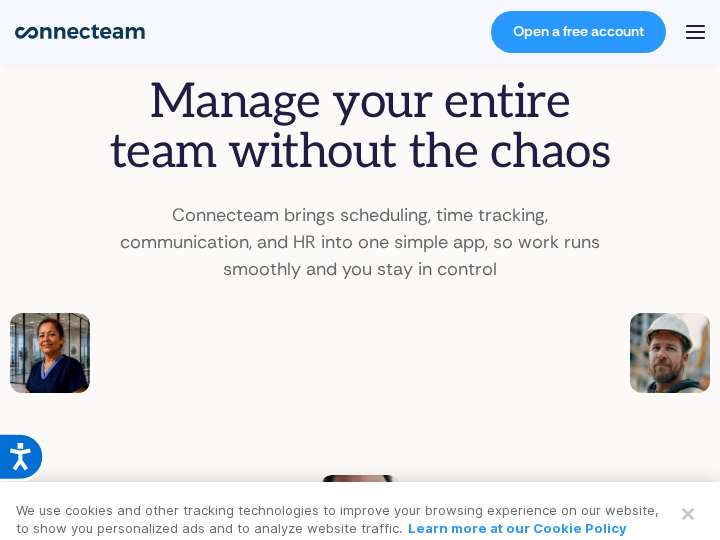 Connecteam Affiliate Program website preview