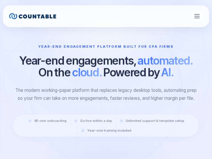 Countable Affiliate Program website preview