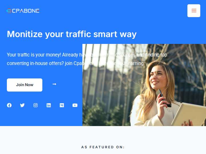 Cpabone website preview
