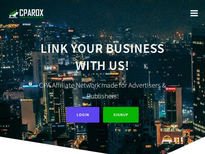 CPAROX website preview