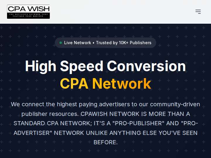 CPAWish website preview