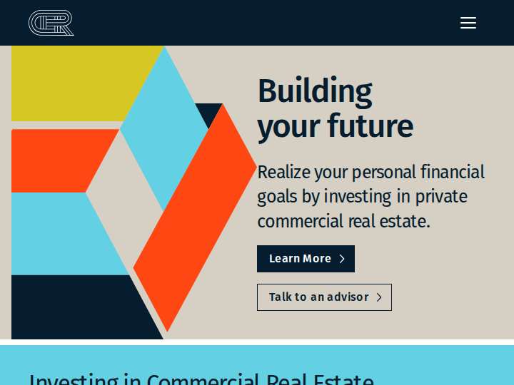 CRE Income Fund Affiliate Program website preview