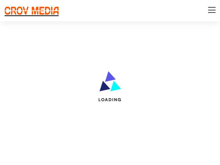 CrovMedia website preview