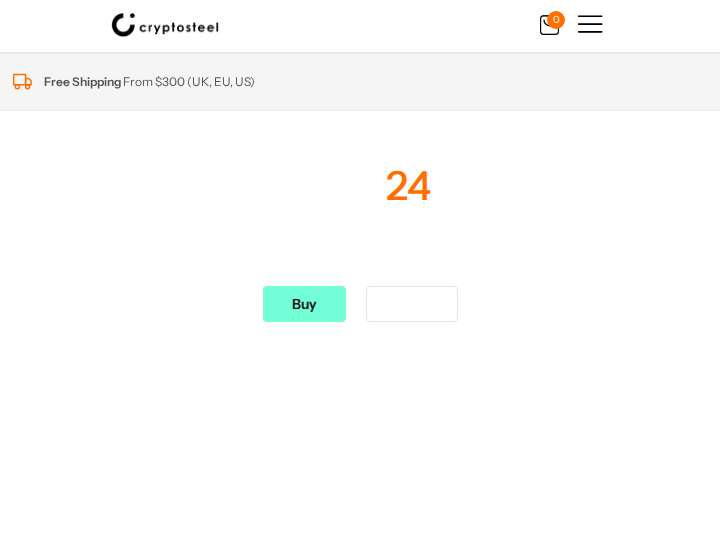 Cryptosteel Affiliate Program website preview
