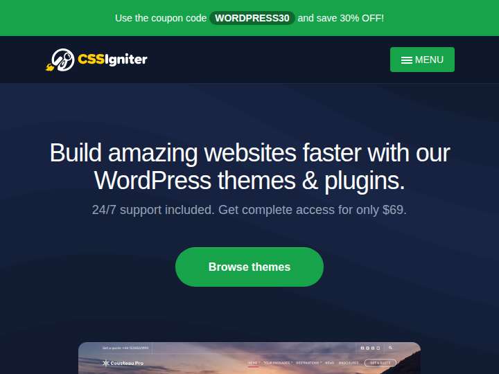 CSSIgniter website preview