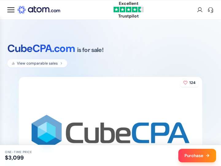 CubeCPA website preview