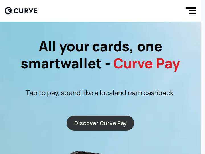 Curve Affiliate Program website preview
