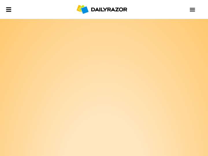 DailyRazor website preview