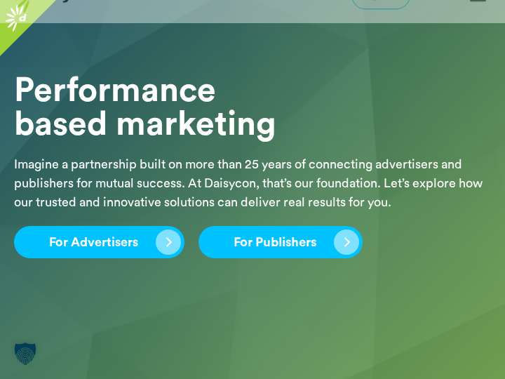Daisycon website preview