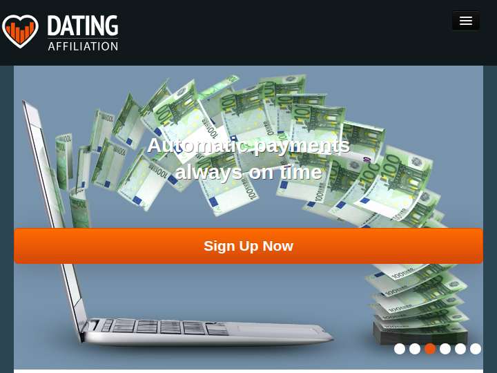Dating Affiliation website preview