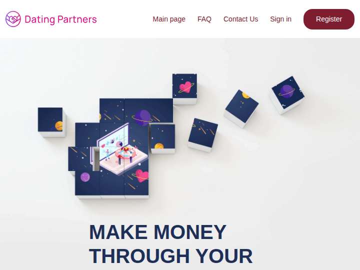 Dating Partners website preview