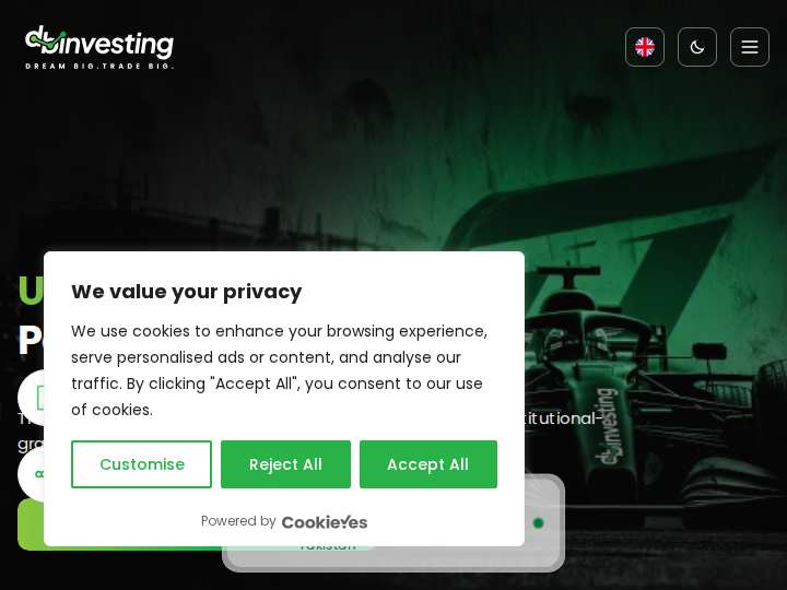 DB Investing CPA Program website preview