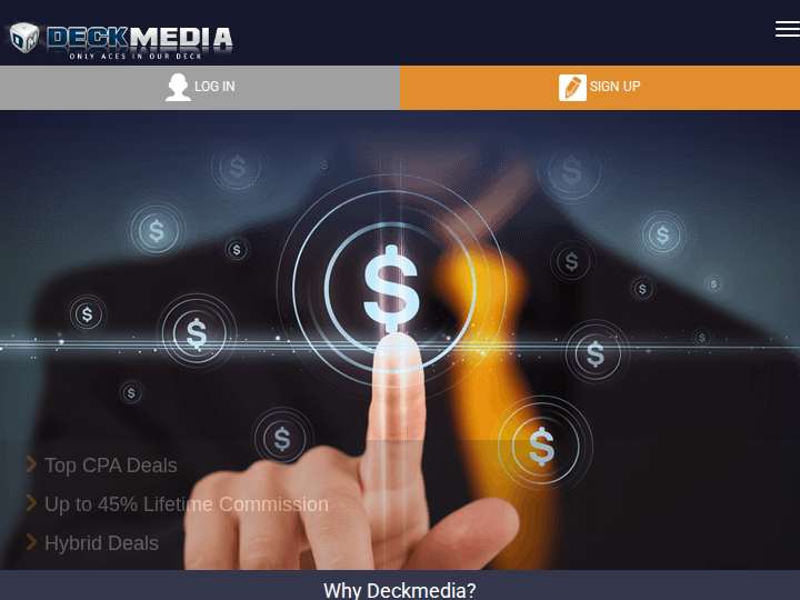 Deckmedia website preview