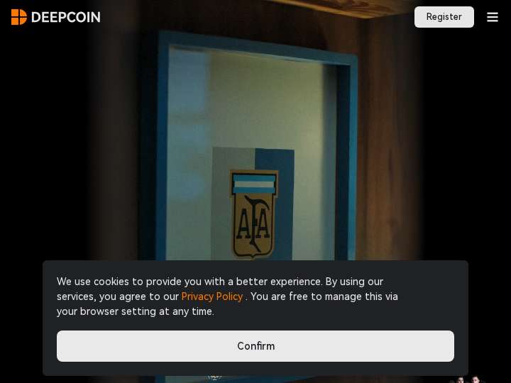 Deepcoin Affiliate Prorgam website preview
