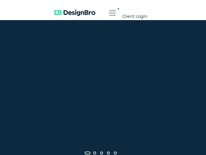 DesignBro website preview