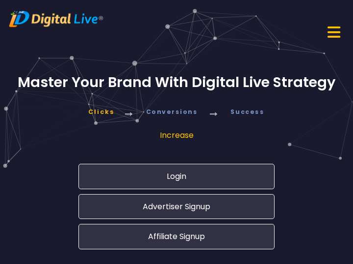 Digital Live website preview