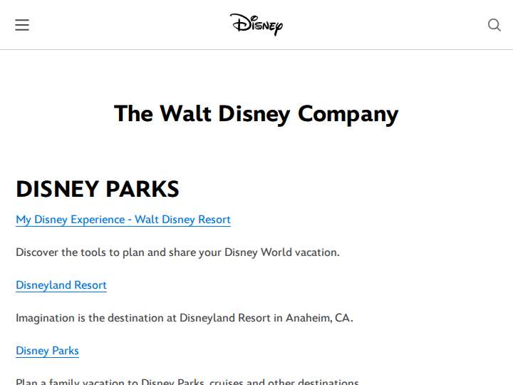 Disney Movie Club website preview