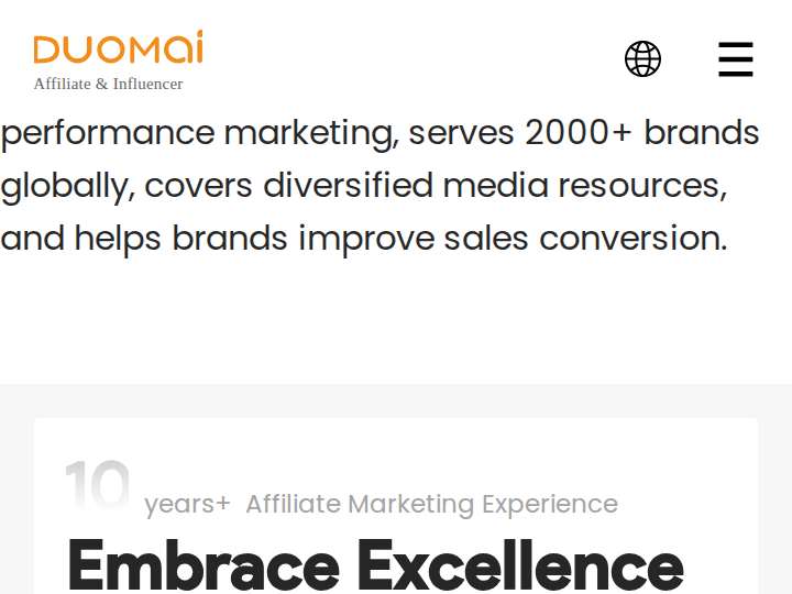 DUOMAI website preview