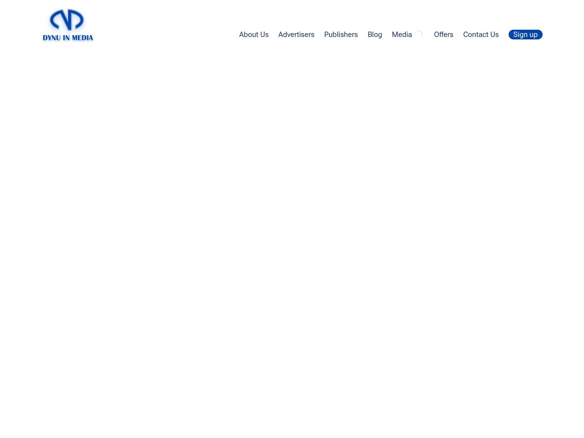 Dynu In Media website preview
