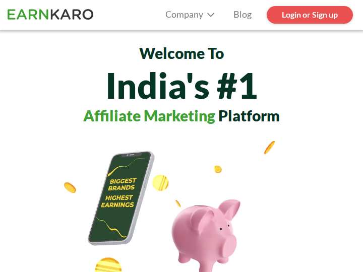 EarnKaro website preview