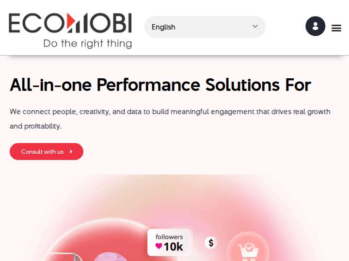 Ecomobi Passio website preview