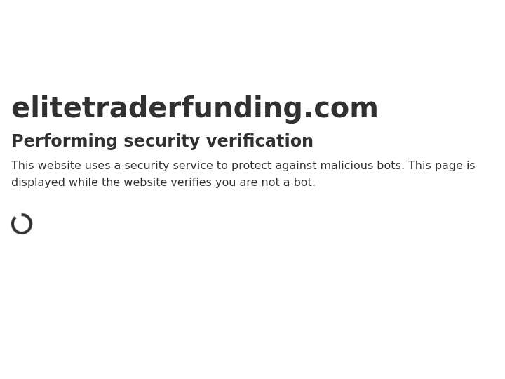 Elite Trader Funding website preview