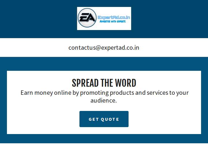 ExpertAd website preview