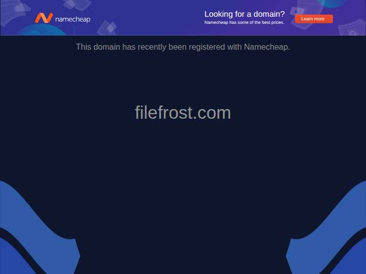 FileFrost website preview