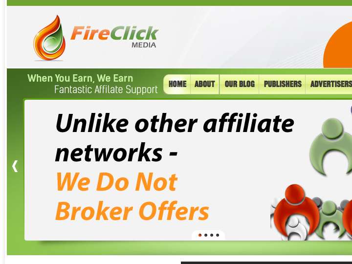 FireClick Media website preview