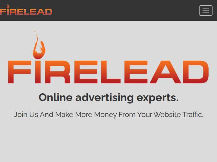 Firelead website preview