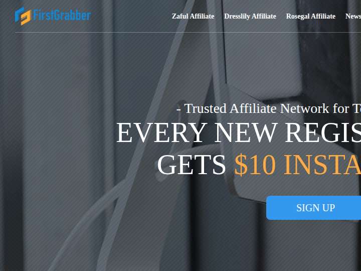 FirstGrabber website preview
