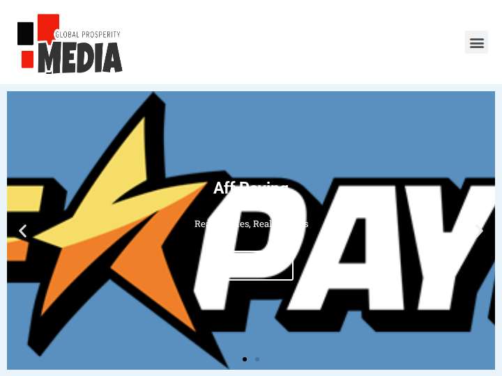 Global Prosperity Media website preview