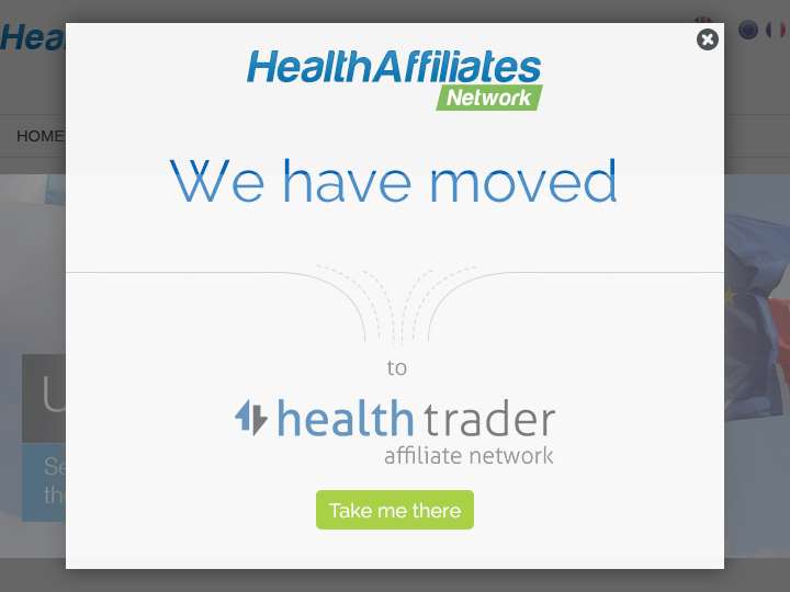 Health Affiliates Network website preview