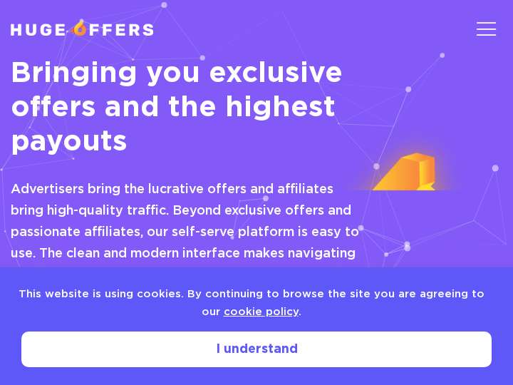 Huge Offers website preview