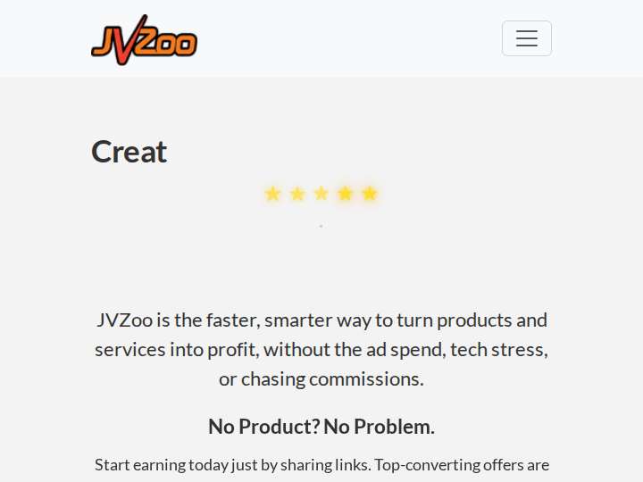 JVZoo website preview