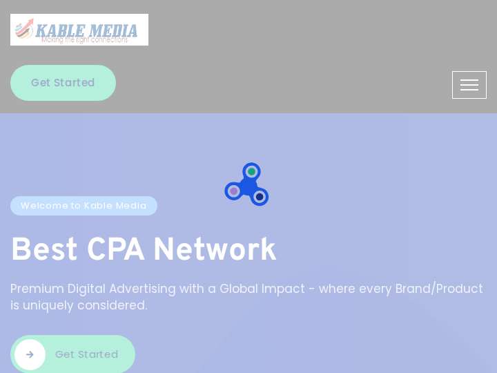 Kable Media website preview