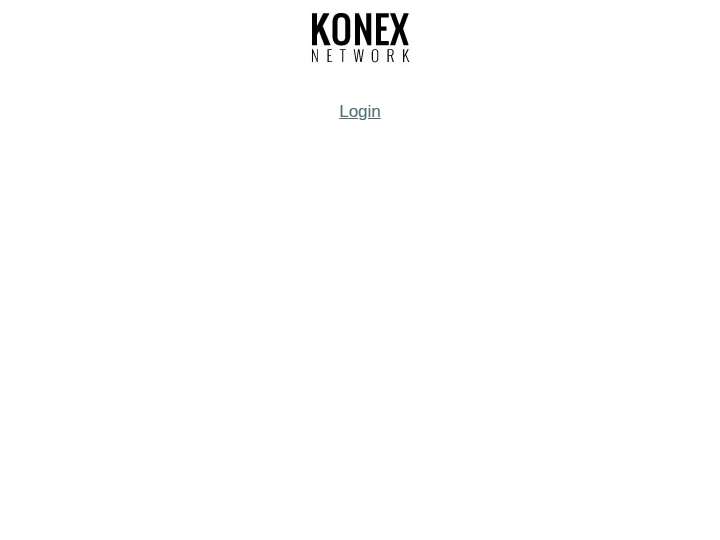 Konex Network website preview