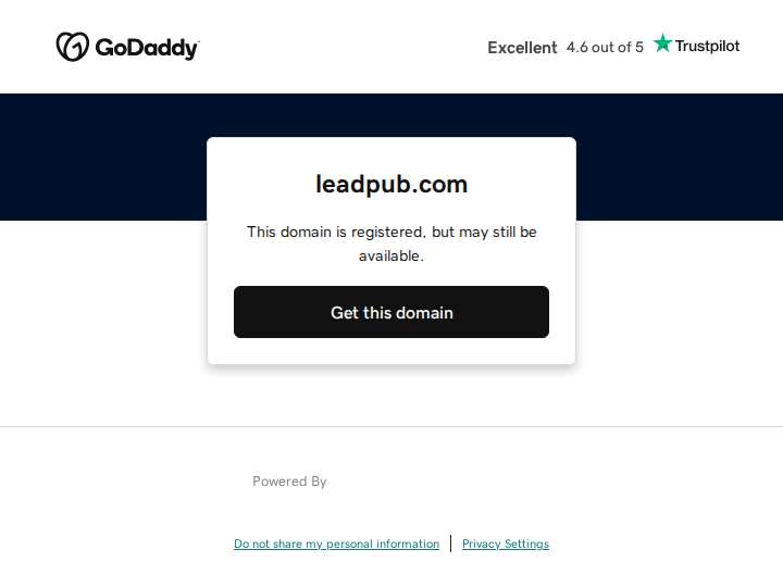 LeadPUB website preview