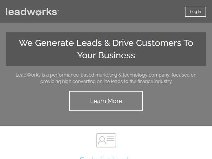 LeadWorks website preview