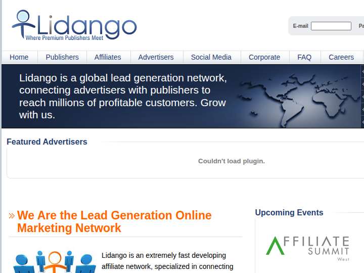 Lidango website preview