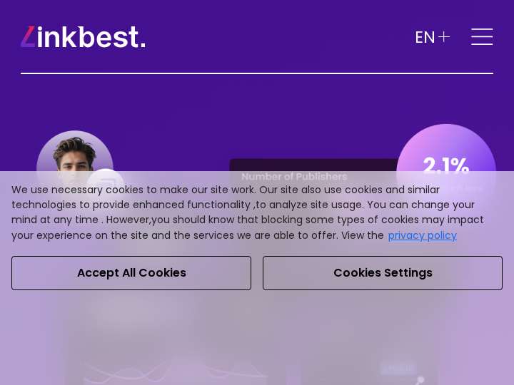 Linkbest website preview