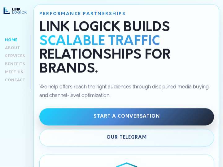 LinkLogick website preview