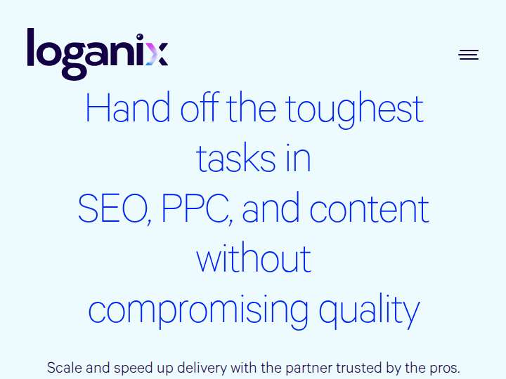 Loganix website preview